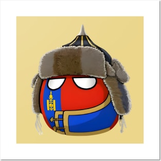 Mongolia Polandball Posters and Art